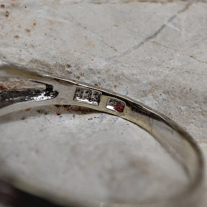 Vintage Diamond cluster ring in 8K gold