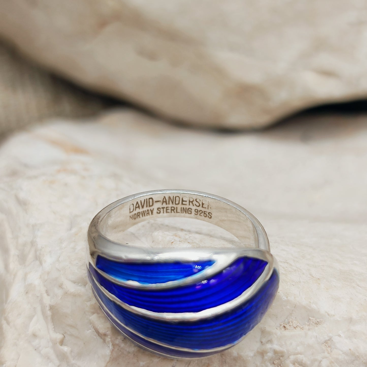 Binnenzijde ring met open ringband en sterling 925 afwerking