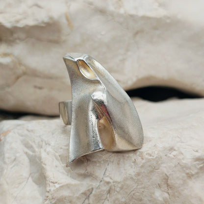 Lapponia Nodica ring van Björn Weckström uit 1988 in zilver 925