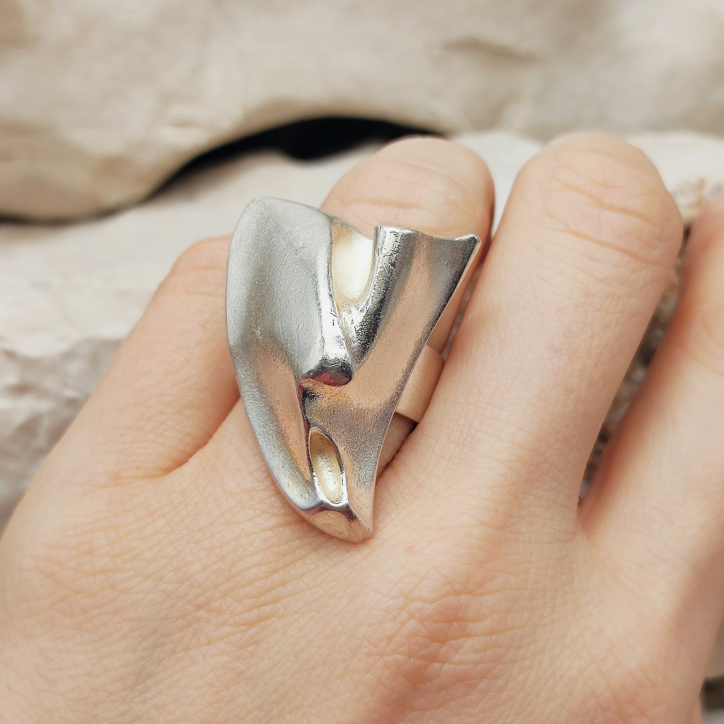 Nodica Ring by Bjorn Weckstrom for Lapponia