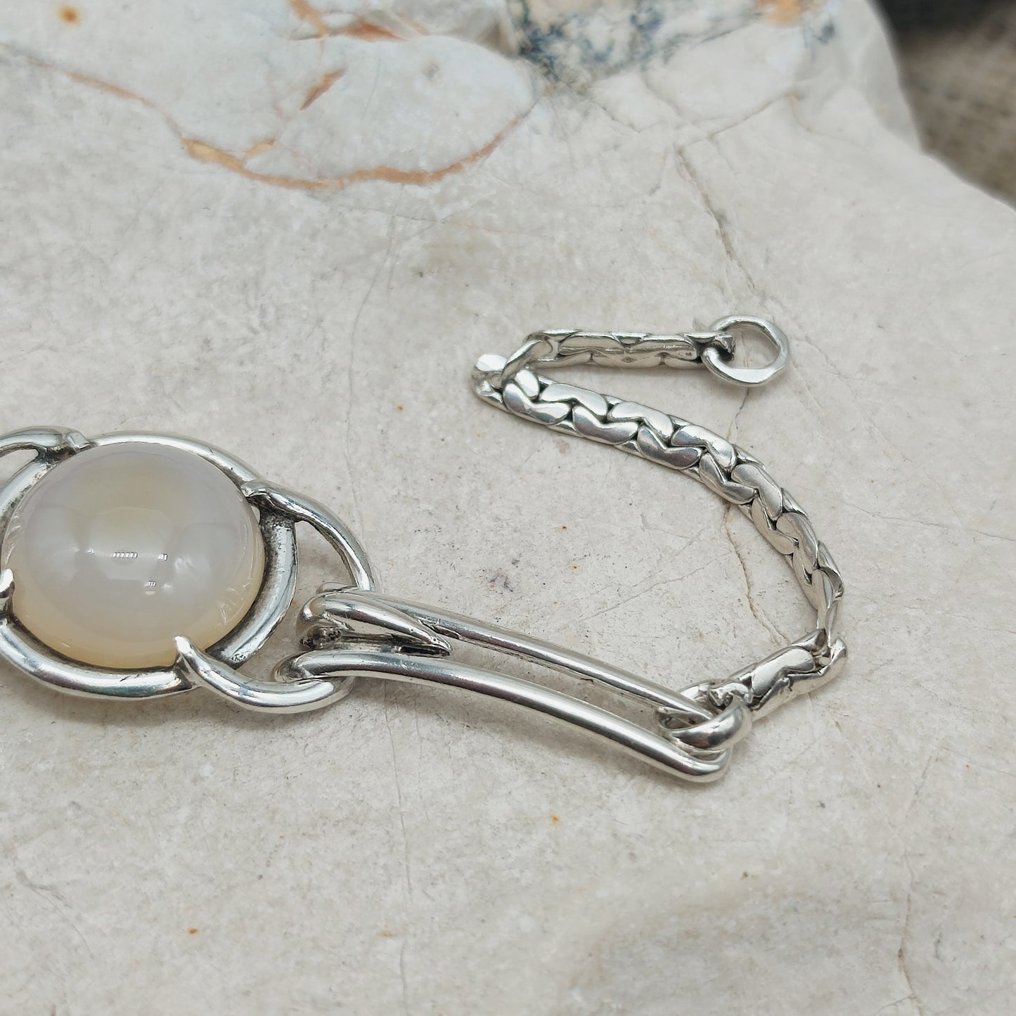 Detail van sluiting en schakels