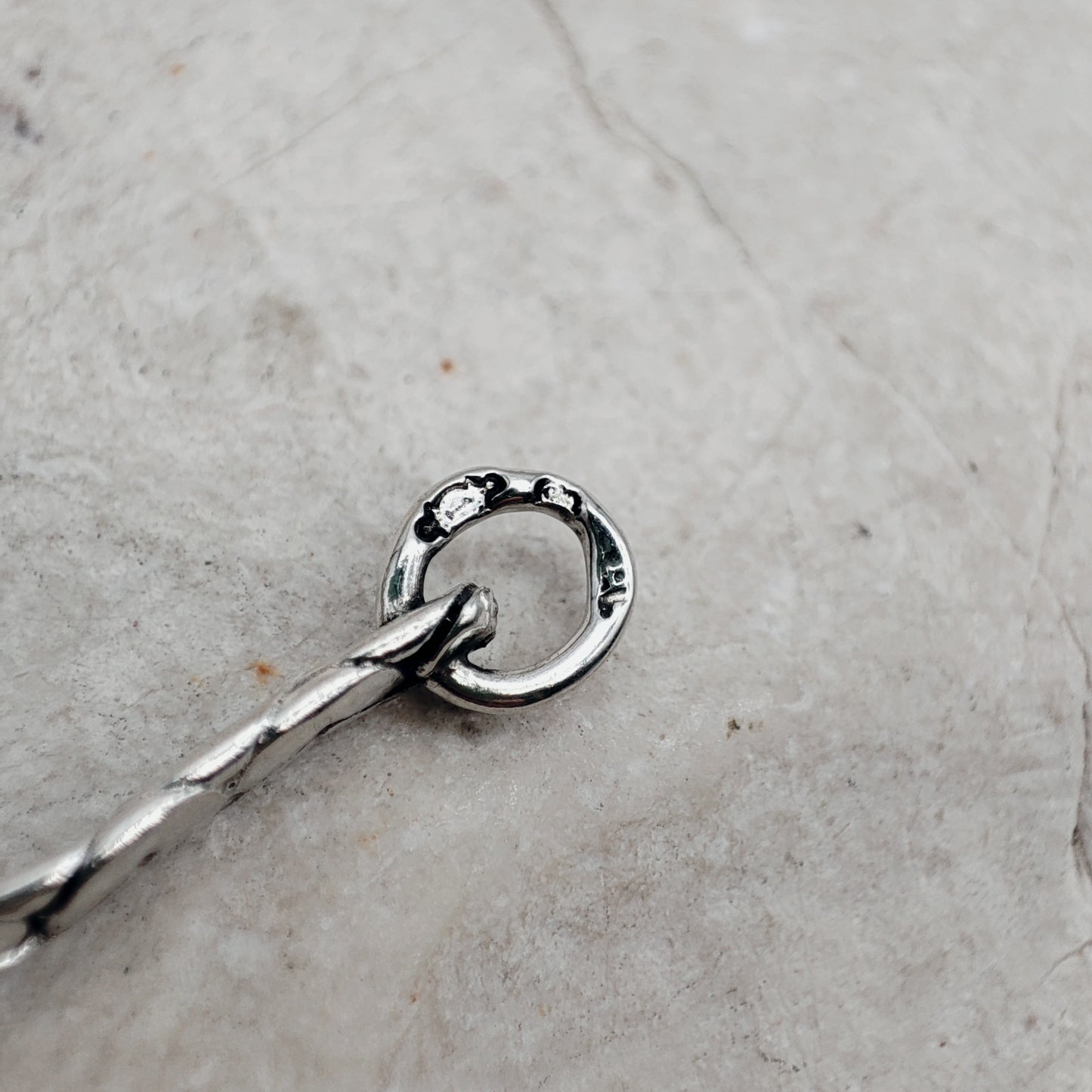 Vintage Silver Bracelet by Reggers with Chalcedony Cabochon (1934–1954)