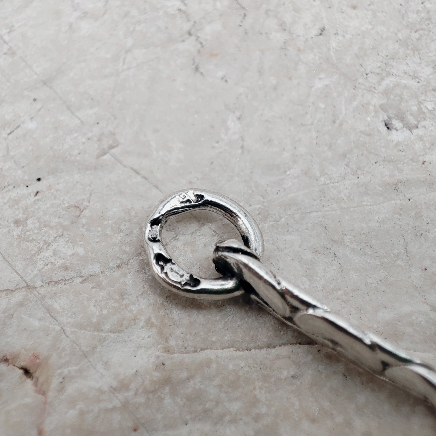 Vintage Silver Bracelet by Reggers with Chalcedony Cabochon (1934–1954)