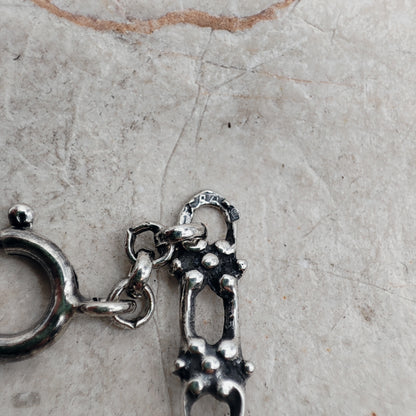 Vintage Silver Bracelet by Reggers with Carnelian (1934–1954)