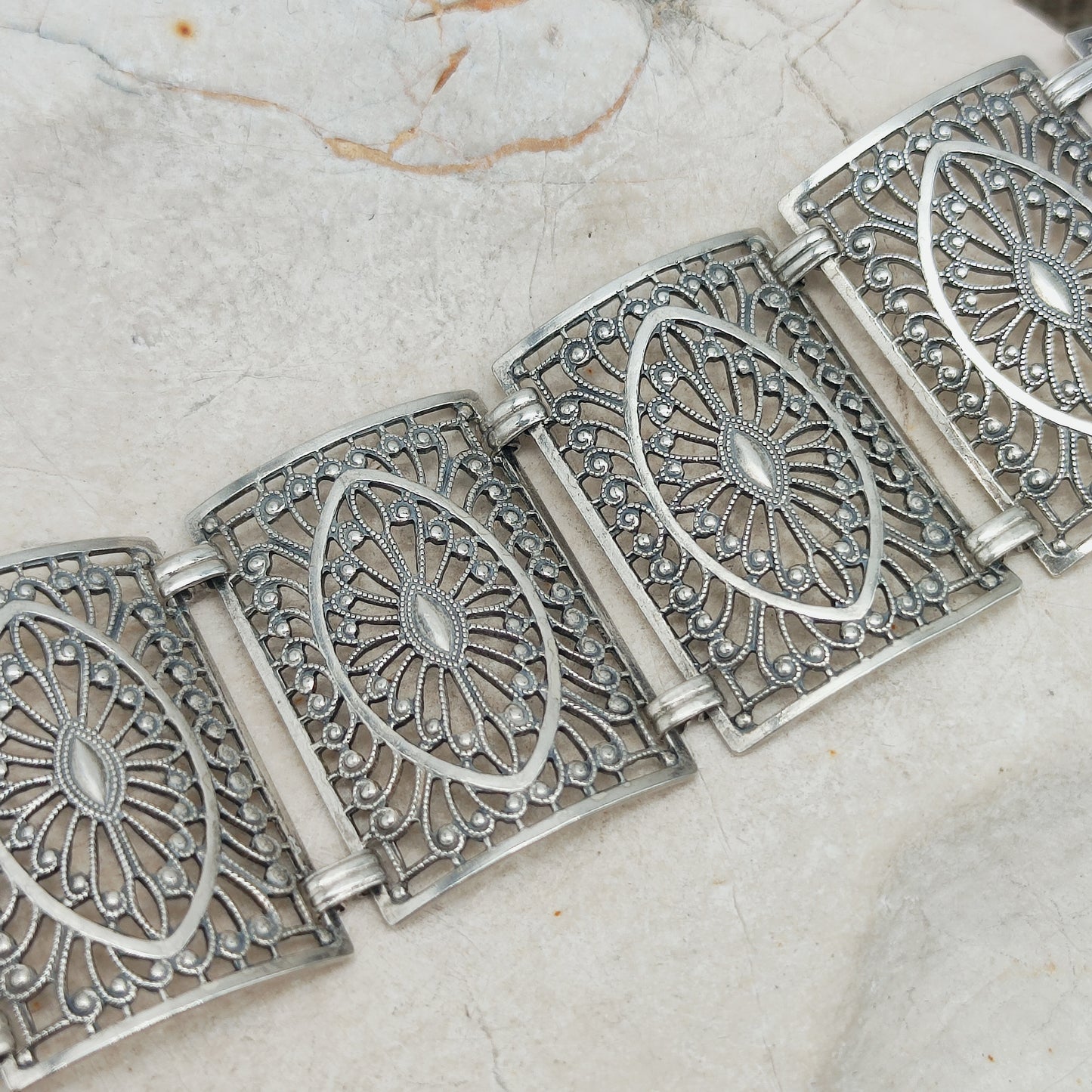 Vintage 835 Silver Bracelet by Knödler Friedrich