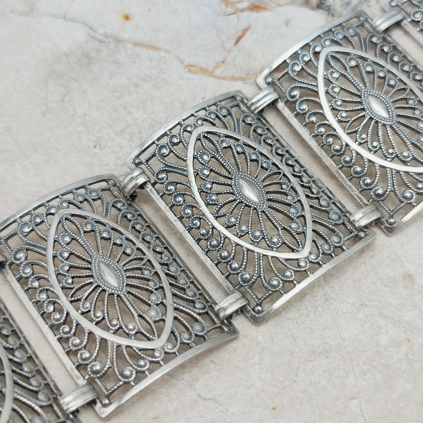 Vintage 835 Silver Bracelet by Knödler Friedrich