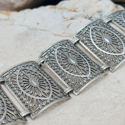 Vintage 835 Silver Bracelet by Knödler Friedrich