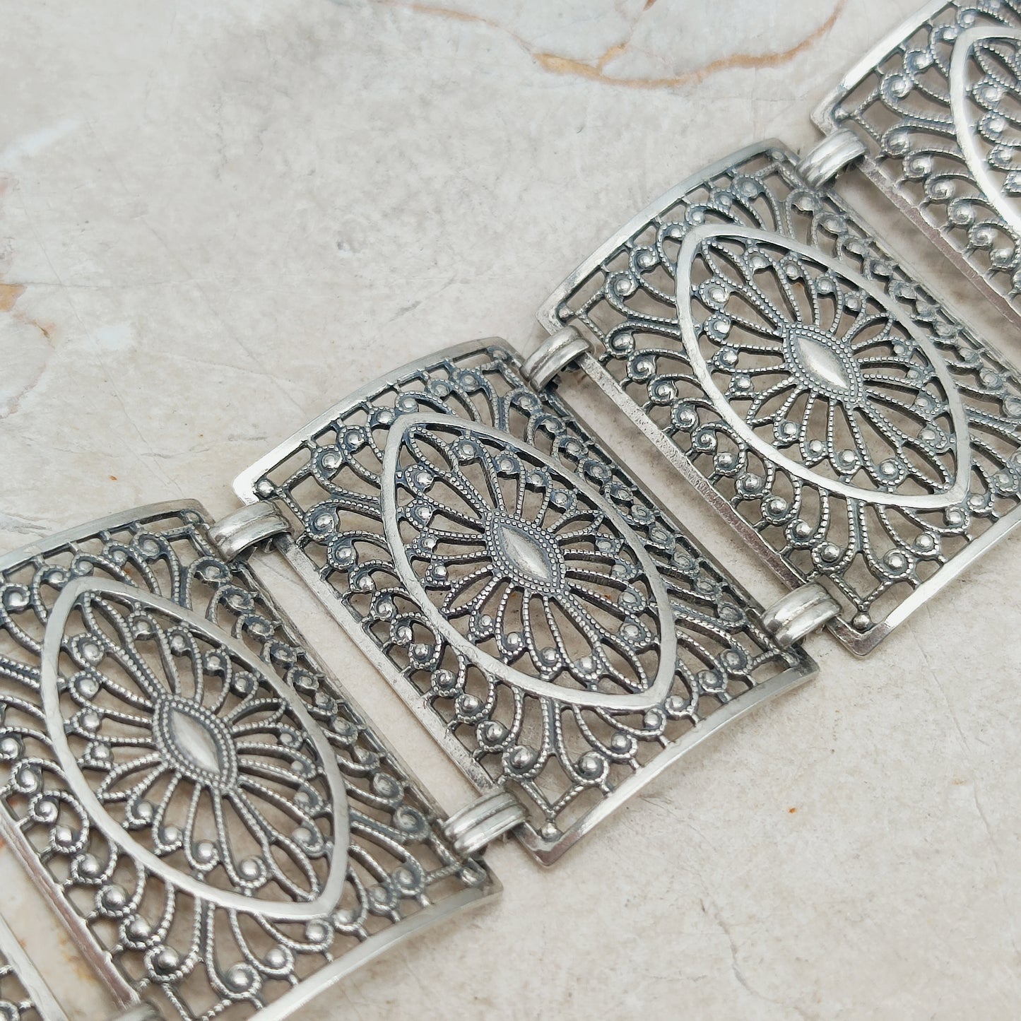 Vintage 835 Silver Bracelet by Knödler Friedrich