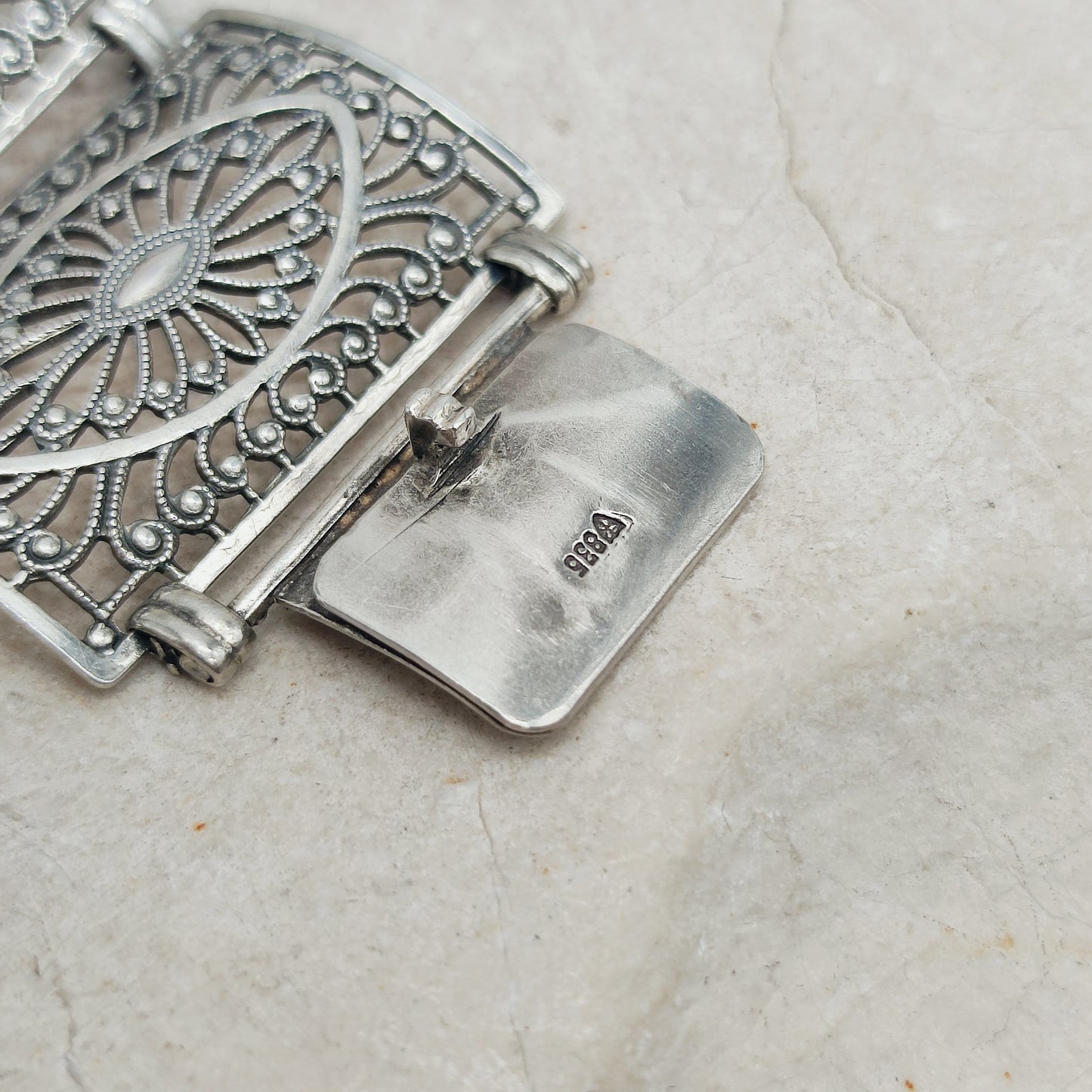 Vintage 835 Silver Bracelet by Knödler Friedrich