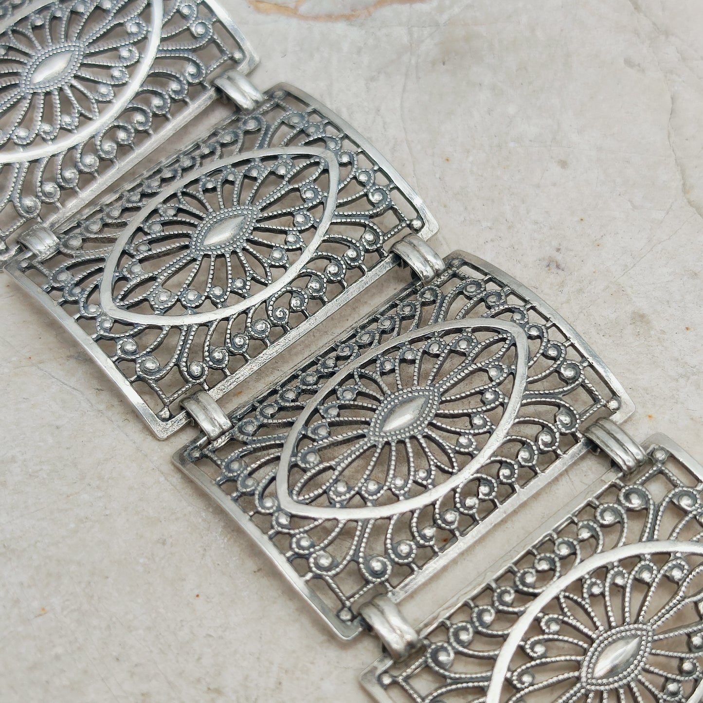 Vintage 835 Silver Bracelet by Knödler Friedrich