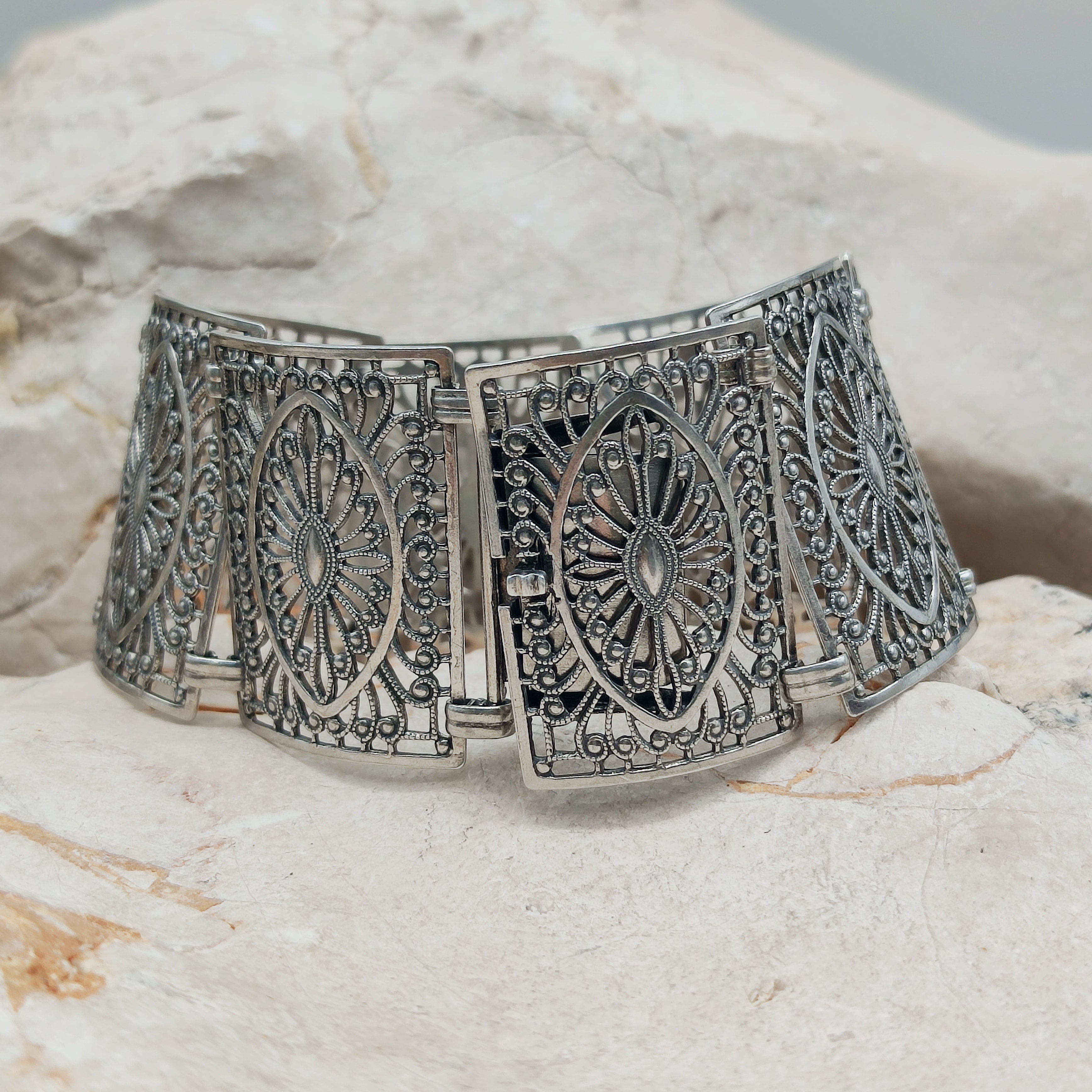 Vintage 835 Silver Bracelet by Knödler Friedrich – Feniks