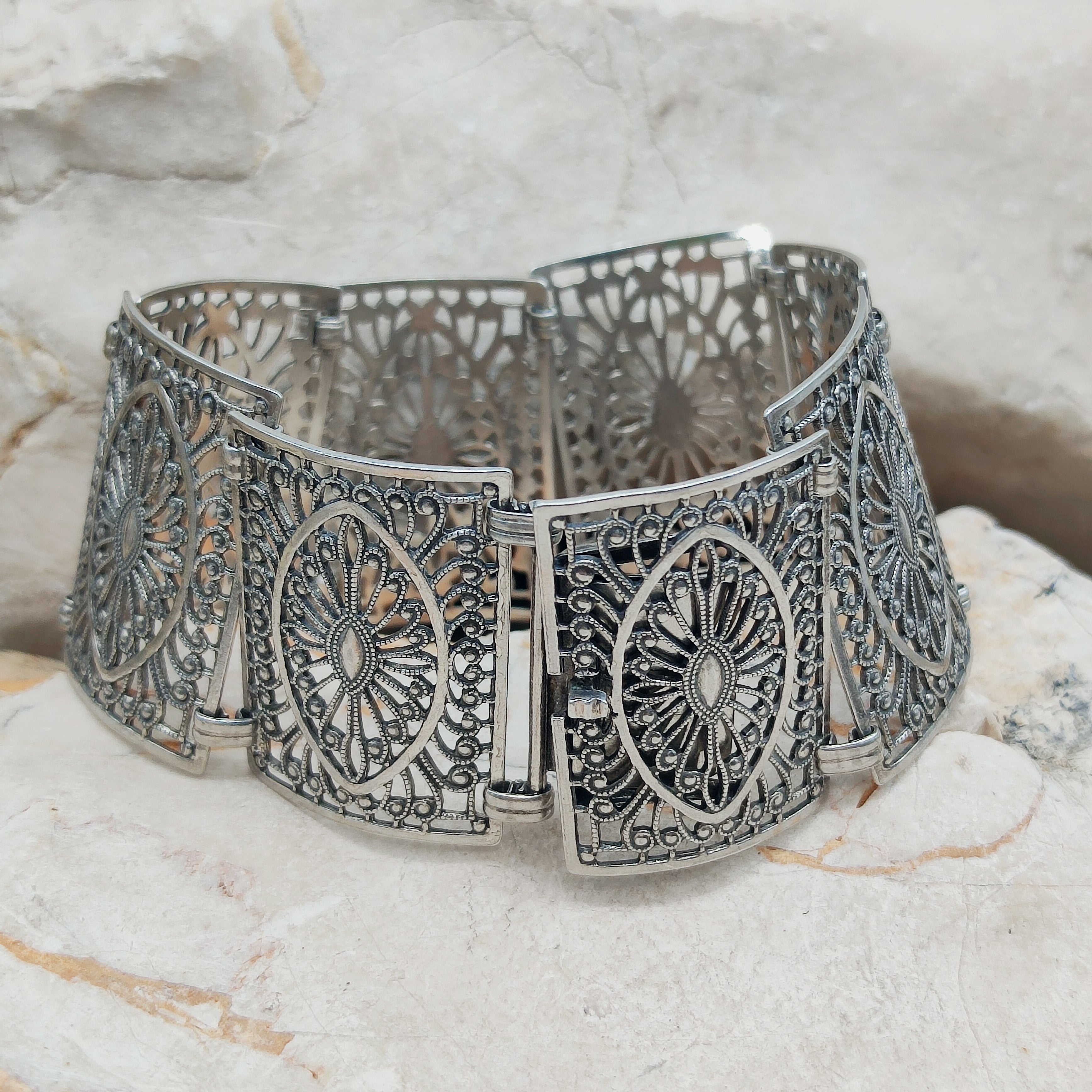 Vintage 835 Silver Bracelet by Knödler Friedrich – Feniks