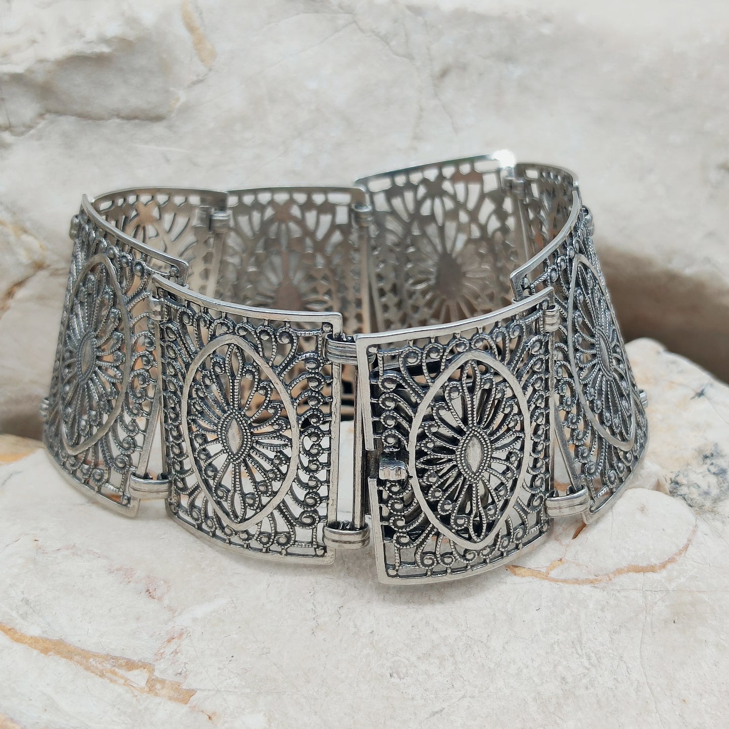 Vintage 835 Silver Bracelet by Knödler Friedrich