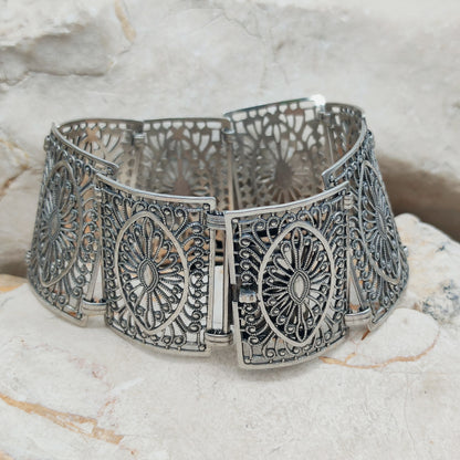 Vintage 835 Silver Bracelet by Knödler Friedrich