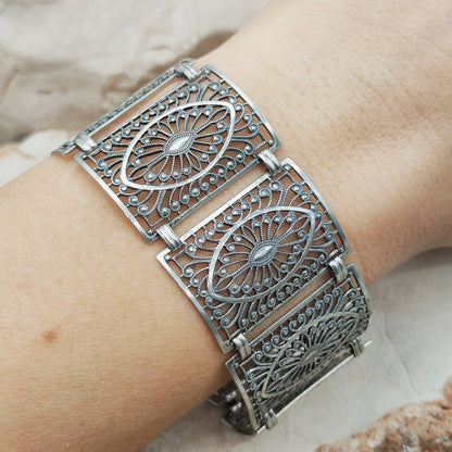 Vintage 835 Silver Bracelet by Knödler Friedrich