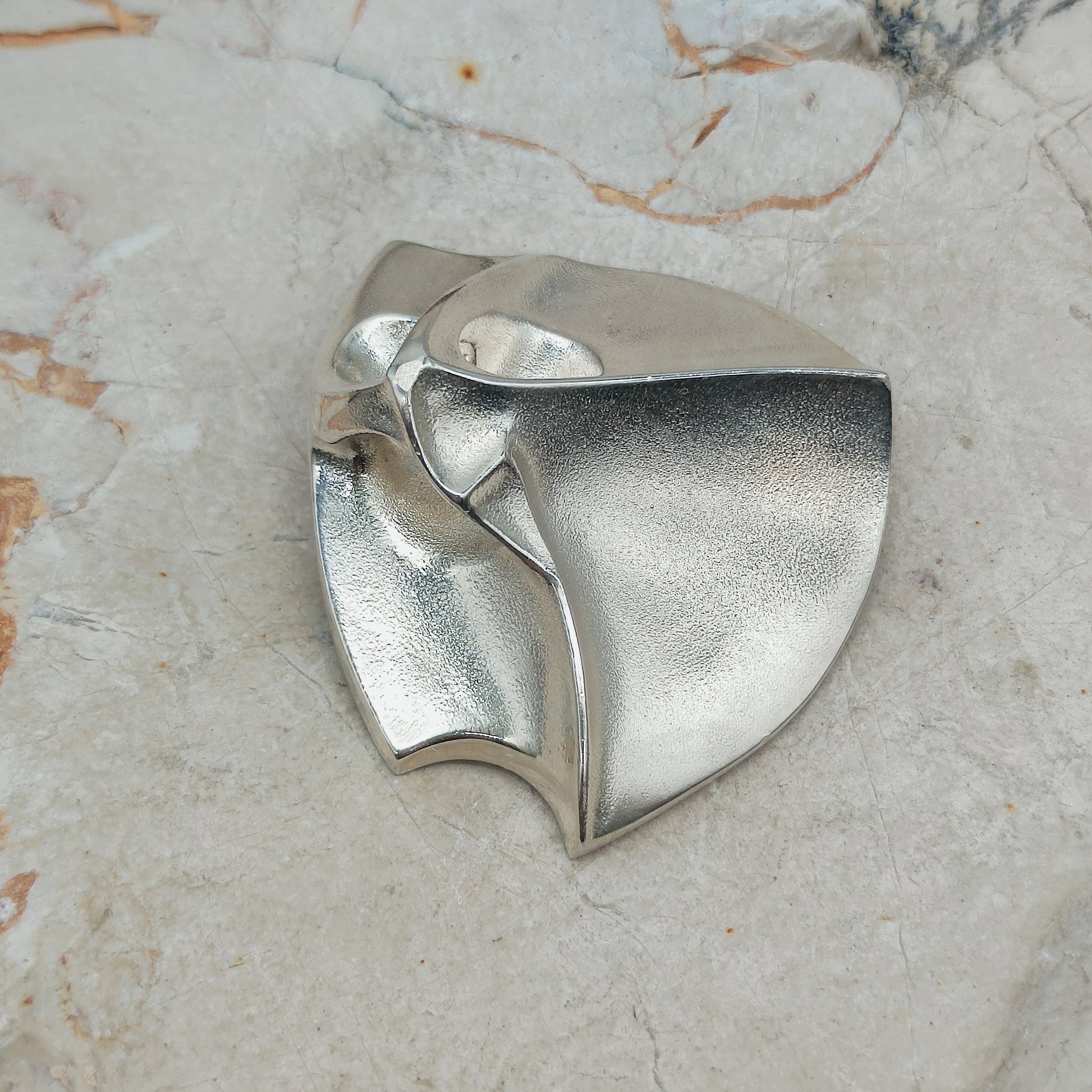 Lapponia broche Labyrinth zilver Björn Weckström voorzijde