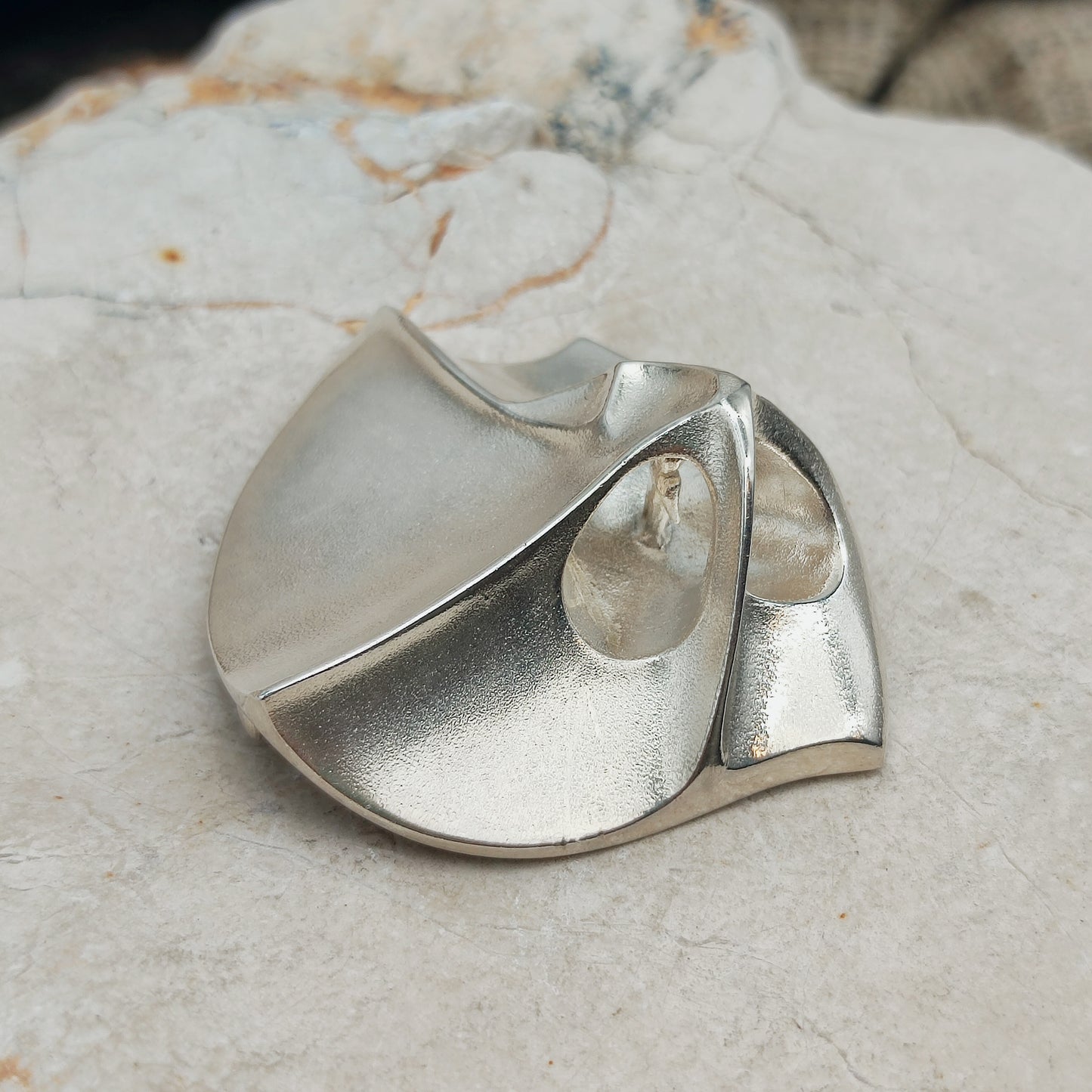 Labyrinth Brooch by Bjorn Weckström for Lapponia