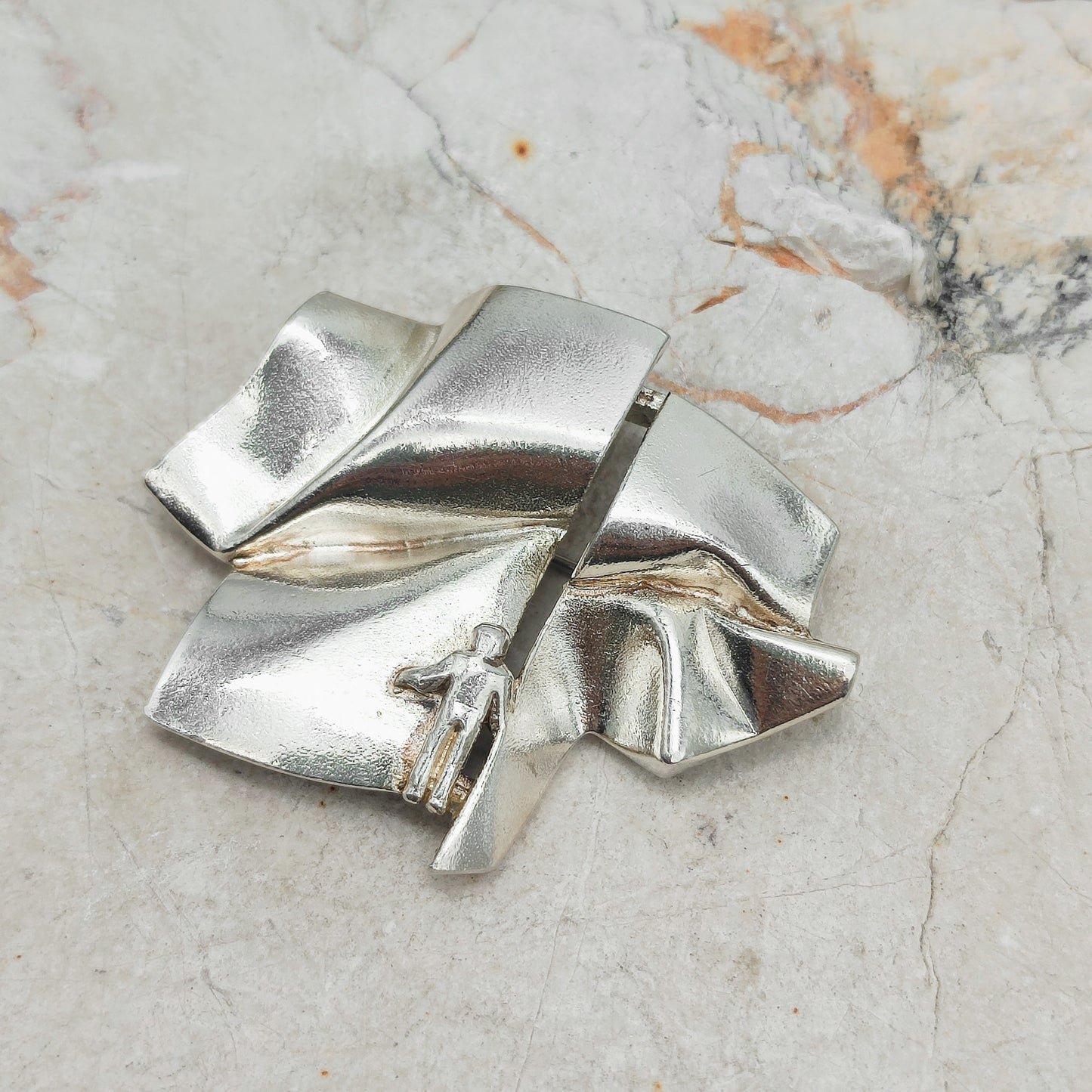 Stranger on Io Brooch by Bjorn Weckström for Lapponia