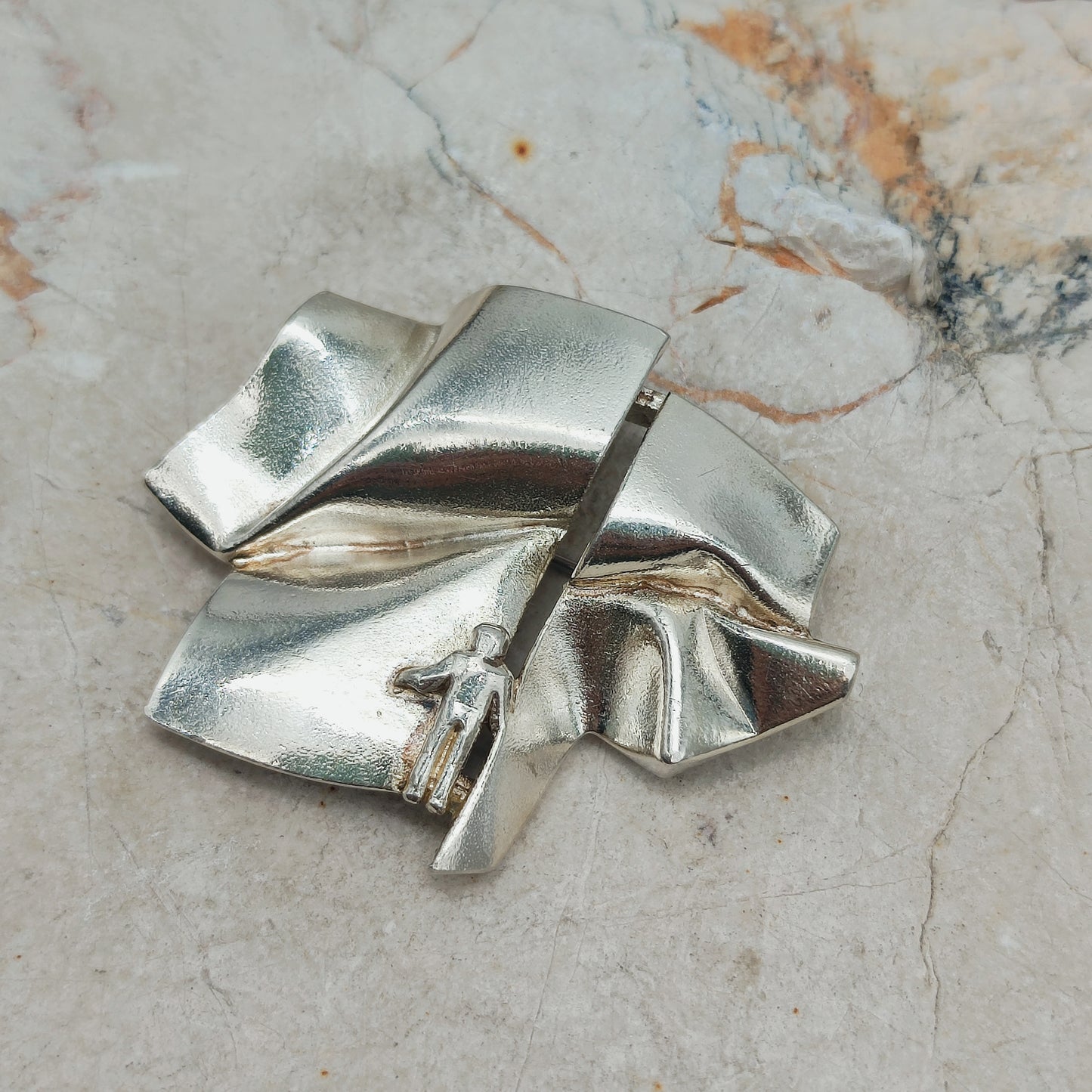 Stranger on Io Brooch by Bjorn Weckström for Lapponia