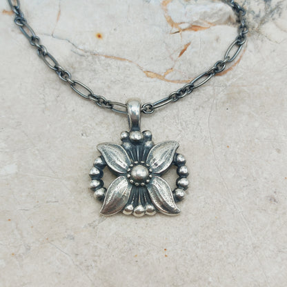 Silver Heritage pendant 1998 by Georg Jensen