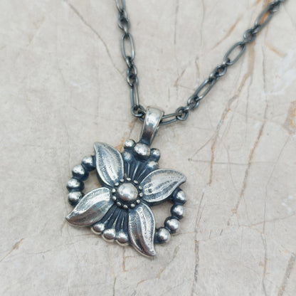 Silver Heritage pendant 1998 by Georg Jensen