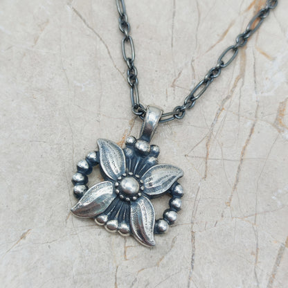 Silver Heritage pendant 1998 by Georg Jensen