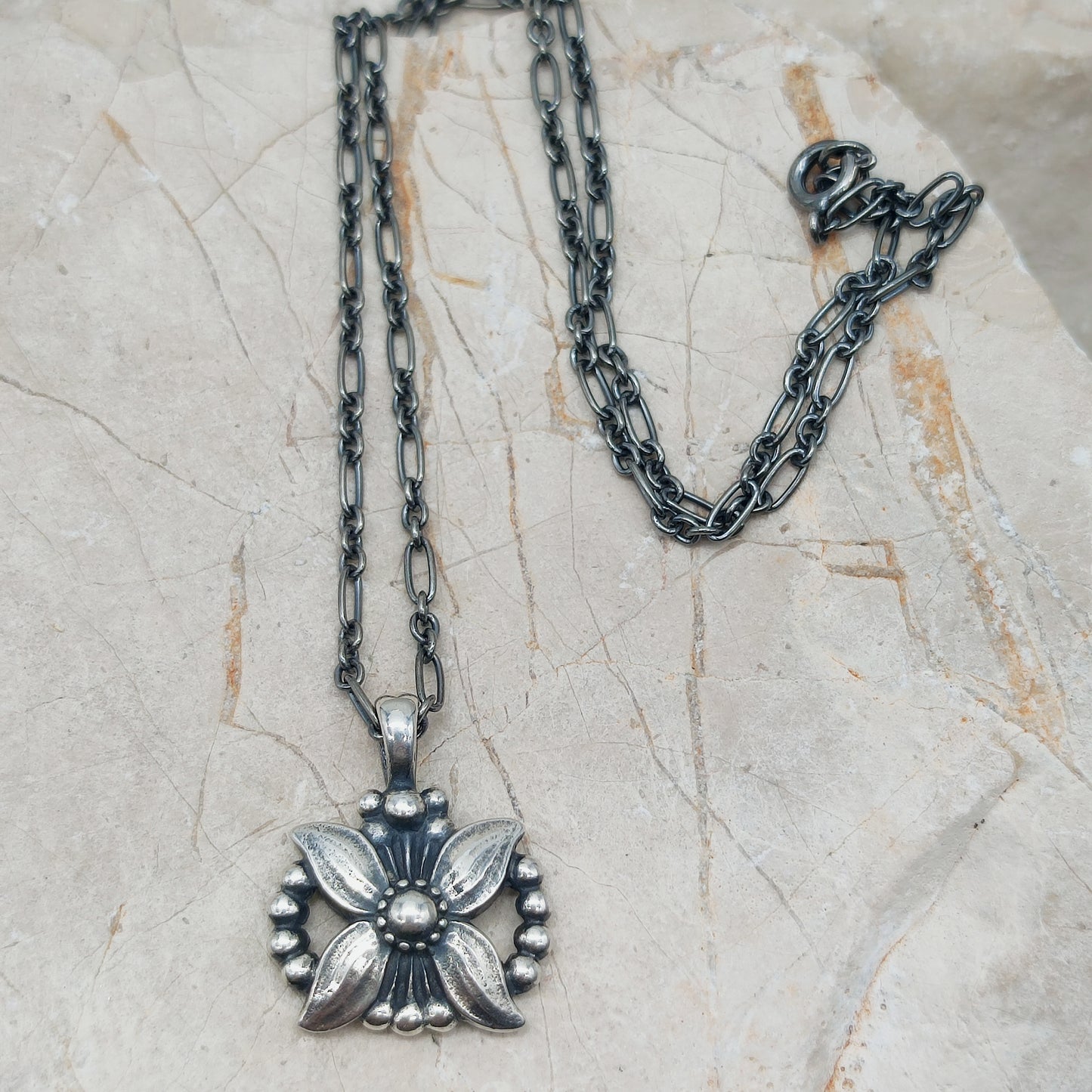 Silver Heritage pendant 1998 by Georg Jensen