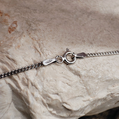 Art Deco Silver Pendant with Smoky Quartz - Crisp Lines