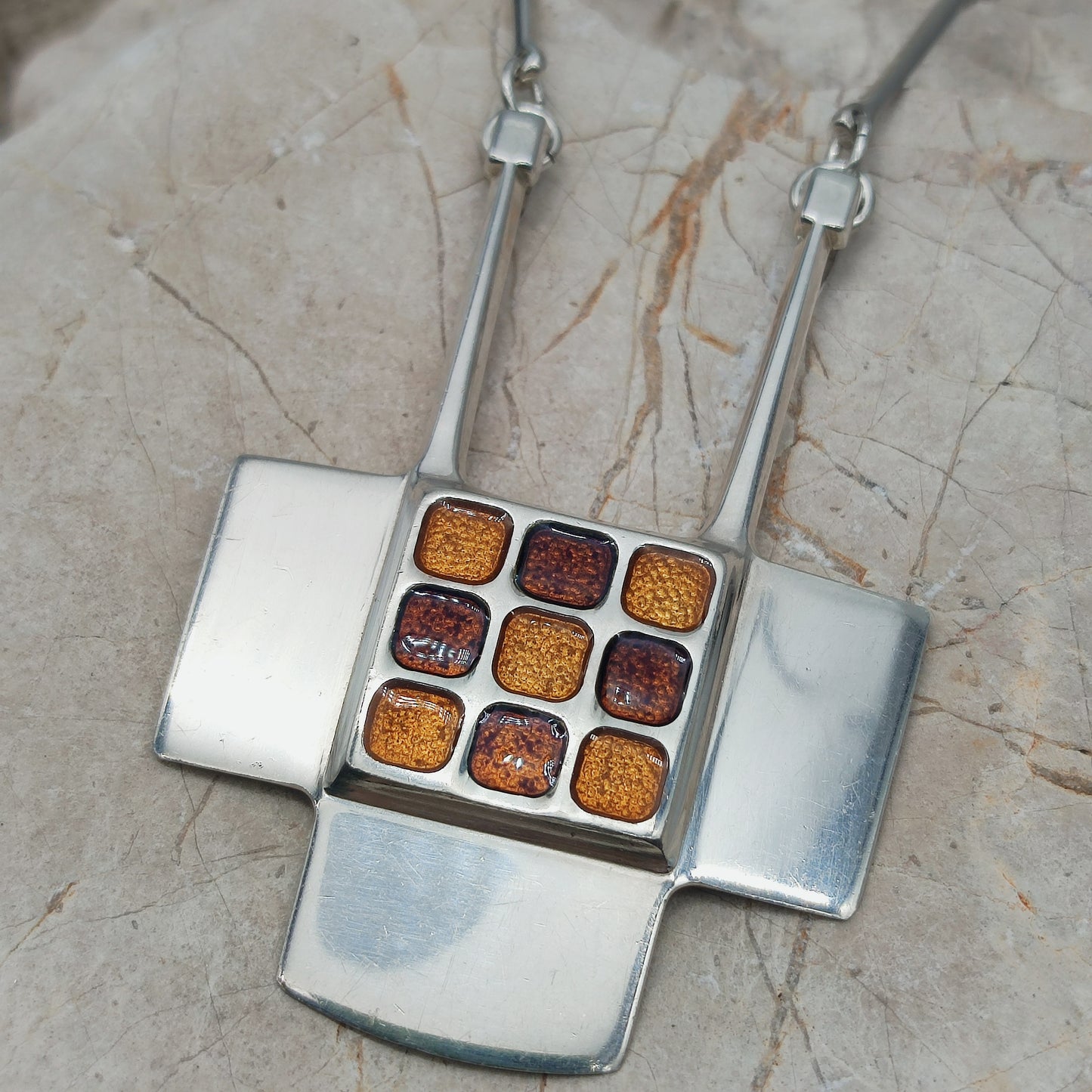 Enamel Pendant by Bjørn Sigurd Østern for David-Andersen
