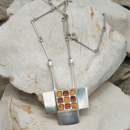 Enamel Pendant by Bjørn Sigurd Østern for David-Andersen