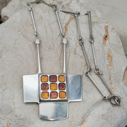 Enamel Pendant by Bjørn Sigurd Østern for David-Andersen