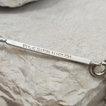 Achterzijde met gravure Sterling Denmark NE From 925S