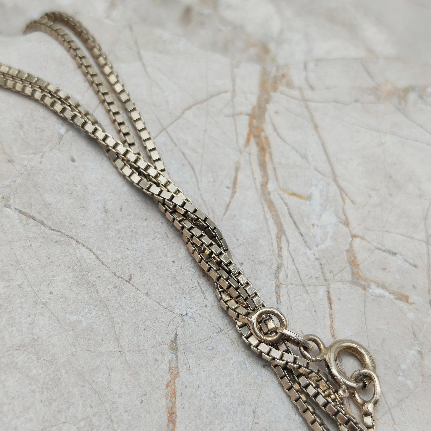 Sixties Gold plated Silver Pendant by Fischland Schmuck with Amber