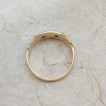 Antique Turquoise Five Stone Ring in 18K Gold  Birmingham 1912