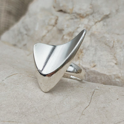 Georg Jensen Boomerang ring by Henning Koppel