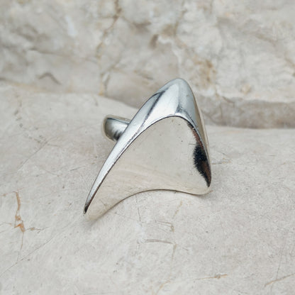 Georg Jensen Boomerang ring by Henning Koppel
