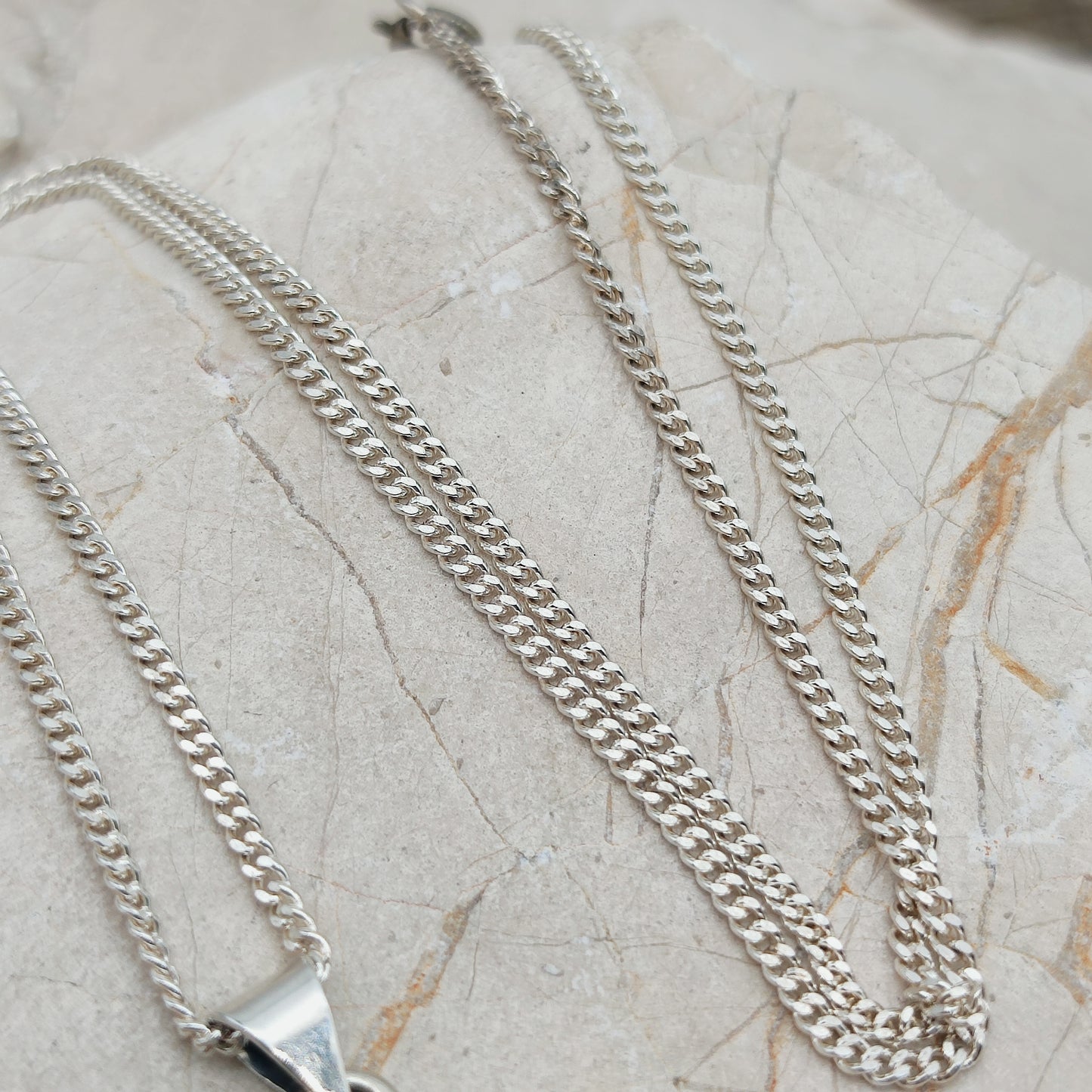 Vintage silver pendant with Rose Quartz by Niels Erik From