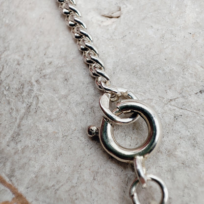Vintage modernist necklace by Niels Erik From with Rhodochrosite