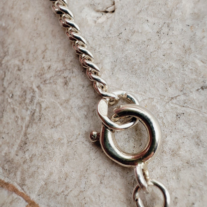 Vintage modernist necklace by Niels Erik From with Rhodochrosite
