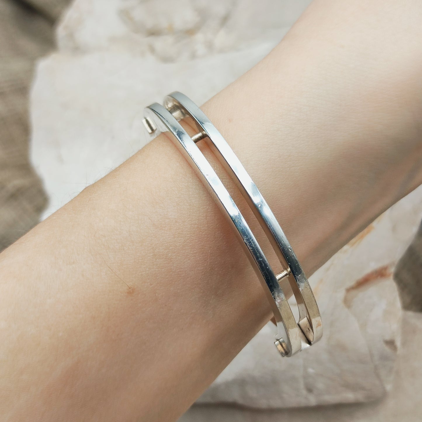 Vintage Silver Bracelet by Hans Hansen