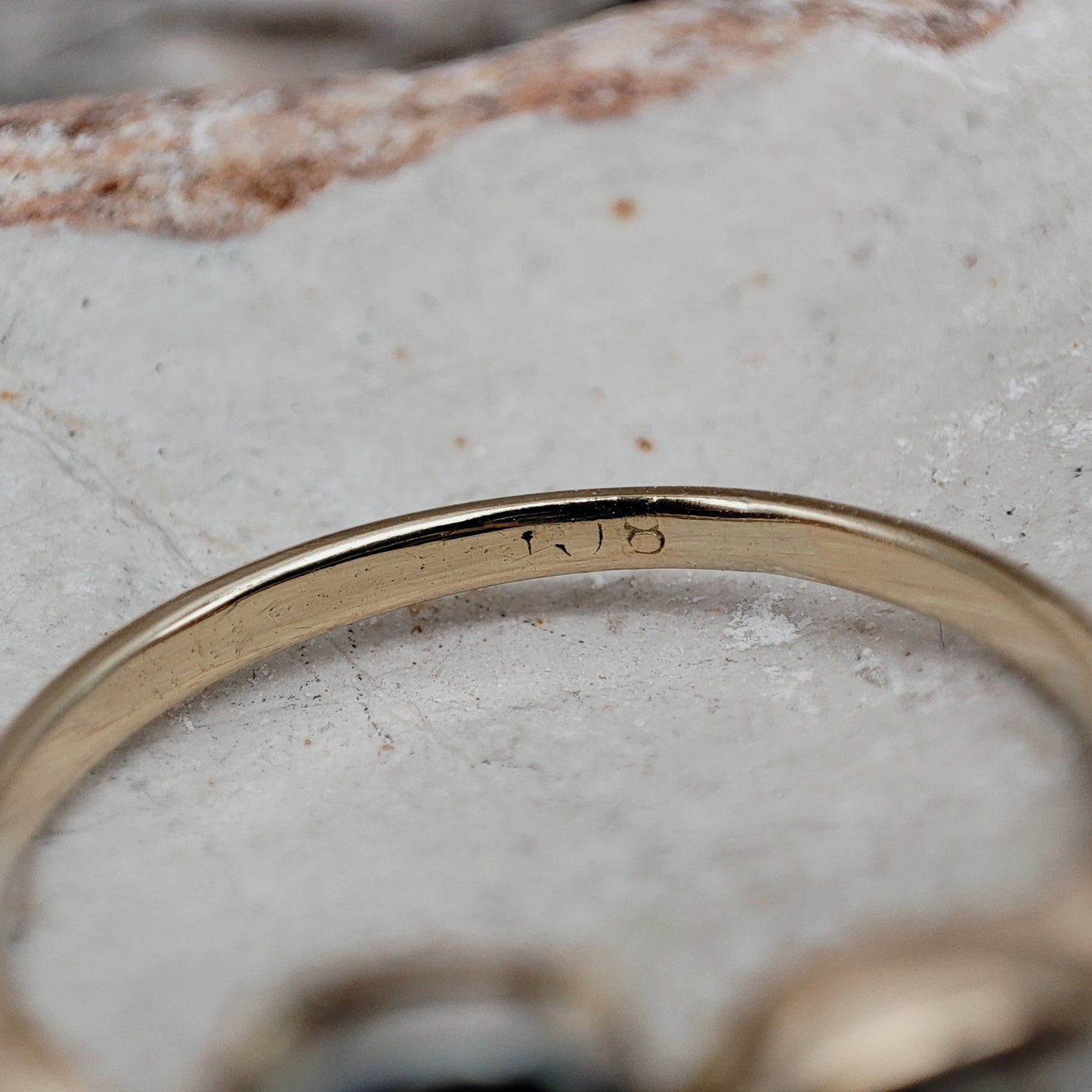 Art Deco Diamond Toi & Moi Ring in 18 Carat Gold