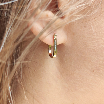 Vintage Diamond earrings in 9 Carat Gold
