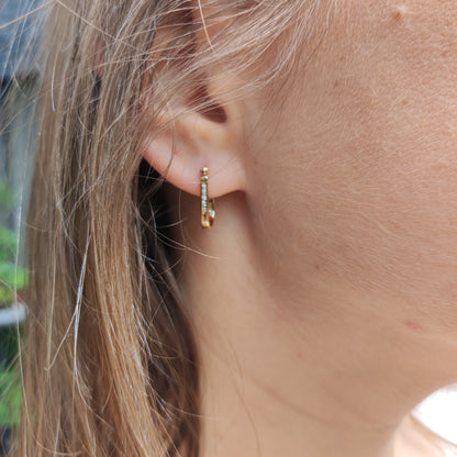 Vintage Diamond earrings in 9 Carat Gold