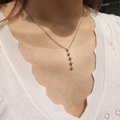 Vintage 0.45 Diamond necklace in 18 Carat Gold