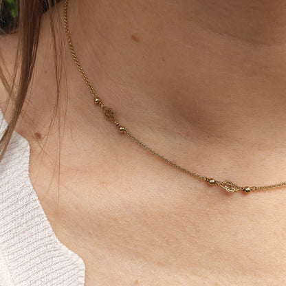 Vintage necklace in 8 Carat Gold by Friedrich Binder