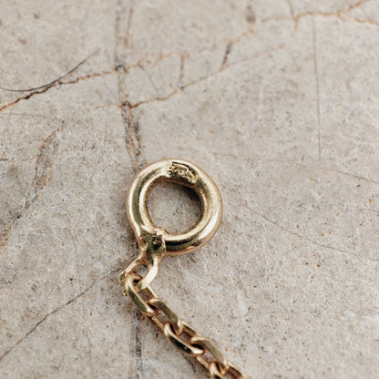 Vintage French Necklace with Rubies and Sapphires in 18 Carat Gold