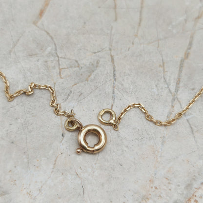 Vintage French Necklace with Rubies and Sapphires in 18 Carat Gold