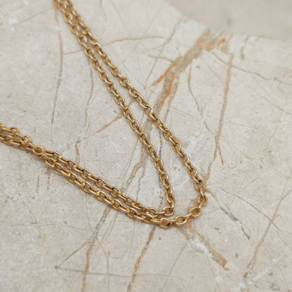 Antique Victorian Lavalier Necklace with Peridot, Topaz and Seed Pearls in 14 & 15 Carat gold