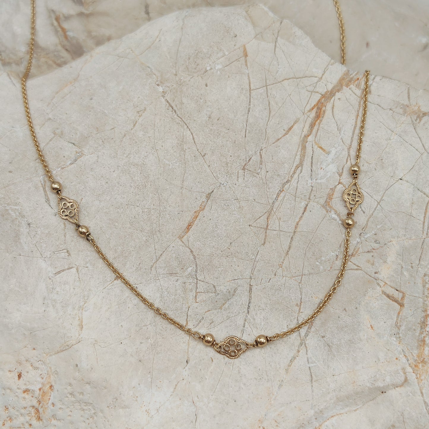 Vintage necklace in 8 Carat Gold by Friedrich Binder