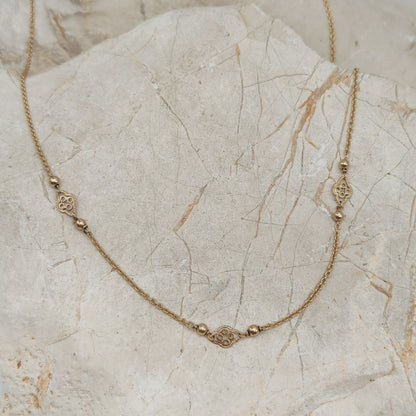 Vintage necklace in 8 Carat Gold by Friedrich Binder